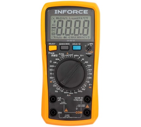 Цифровой универсальный мультиметр Inforce 01-05-07