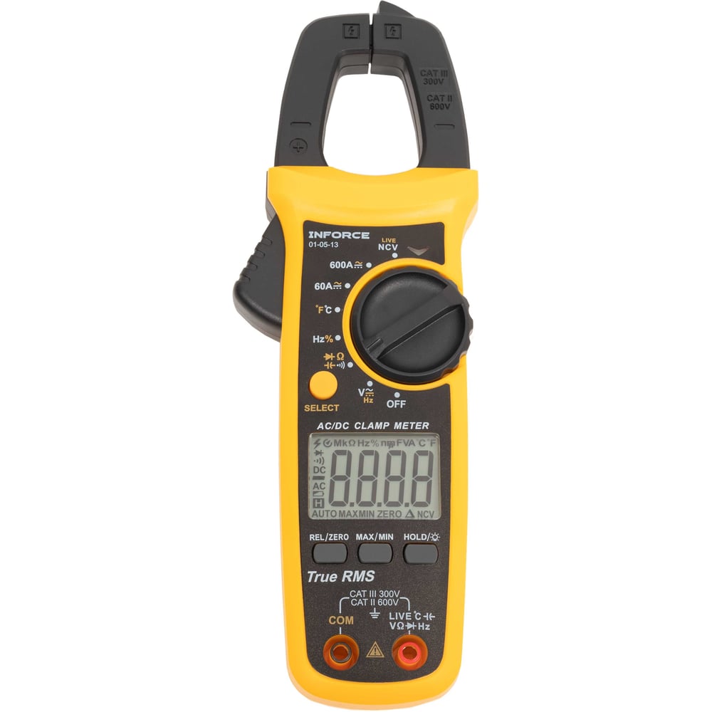 Токоизмерительные цифровые клещи с автодиапазоном Inforce 01-05-13 ...