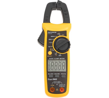 Токоизмерительные цифровые клещи с автодиапазоном Inforce 01-05-13