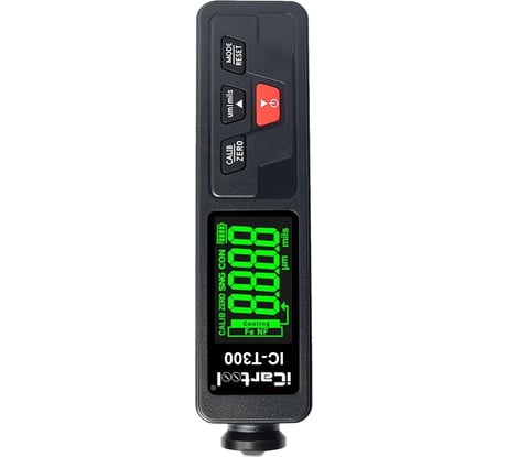 Толщиномер лакокрасочных покрытий iCartool nFe/Fe, точность 3%,  макс.1500 мкм, компактный размер IC-T300