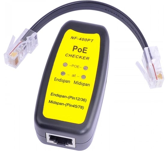Тестер с определением стандарта и мощности LANMASTER POE LAN-TST-POE 1