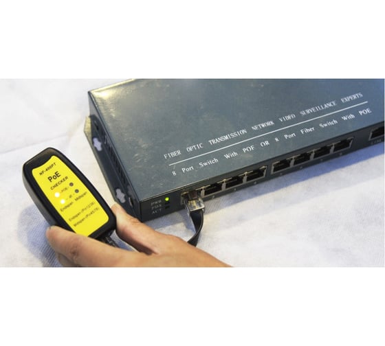 Тестер с определением стандарта и мощности LANMASTER POE LAN-TST-POE