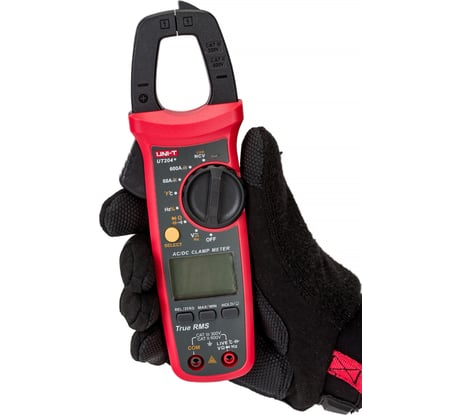 Токоизмерительные цифровые клещи UNI-T UT204+ ACA&DCA с автодиапазоном 00-00004255