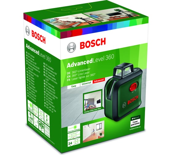 Лазерный нивелир Bosch Advanced Level 360 0603663B03