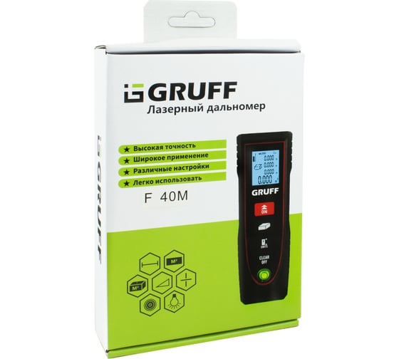 Лазерный дальномер GRUFF 40м F40