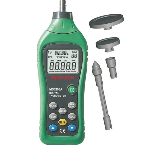 Цифровой тахометр MASTECH MS6208A 00-00001673 1