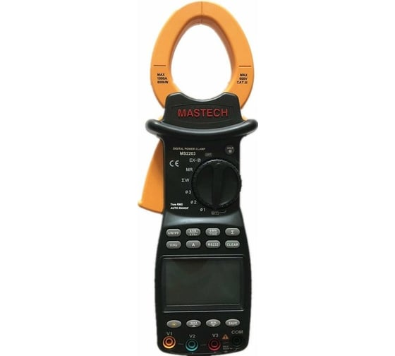Токоизмерительные цифровые автоматические клещи MASTECH MS2203 00-00001301