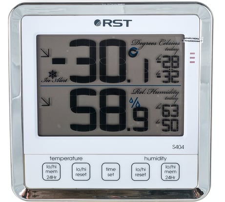 Цифровой термогигрометр с большим дисплеем RST RST02404