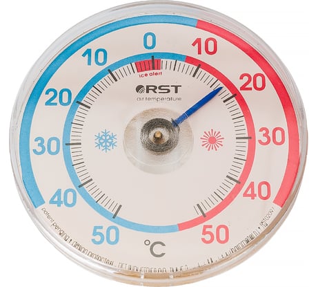 Оконный биметаллический термометр RST, на липучках RST02097