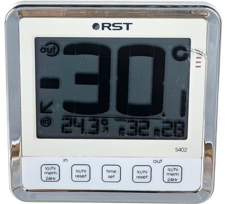 Цифровой термометр с большим дисплеем RST, дом-улица RST02402