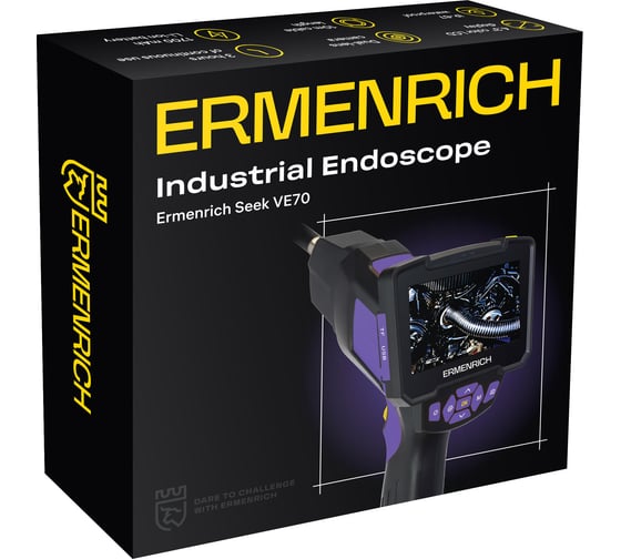 Видеоэндоскоп Ermenrich (Эрменрих) Seek VE70, фиолетовый 83840