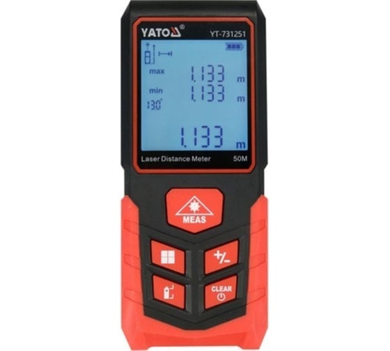 Лазерный дальномер YATO 50м YT-731251