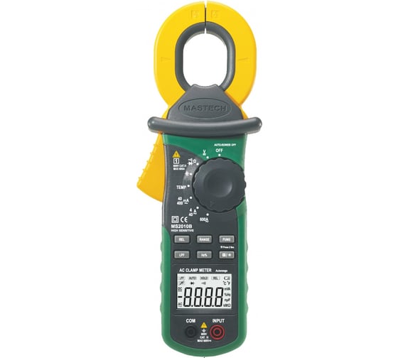 Токоизмерительные клещи для токов утечки Mastech MS2010B 00-00000244