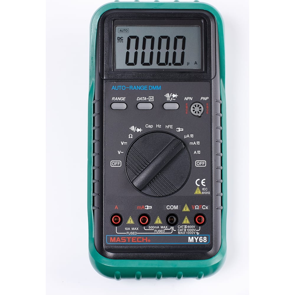 Цифровой автоматический мультиметр MASTECH MY68 00-00000273