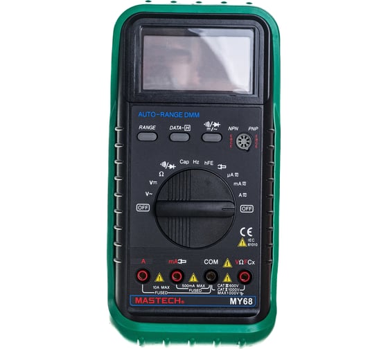 Цифровой автоматический мультиметр MASTECH MY68 00-00000273