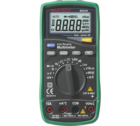 Цифровой автоматический мультиметр MASTECH MS8209 00-00000756