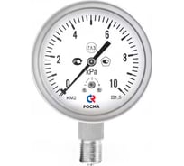 Манометр низкого давления РОСМА КМ-22Р Кс (0-6кПа) ДК100 G1/2, класс точности 1.5 D070-01115