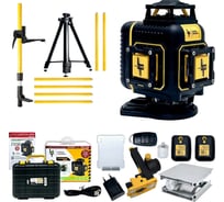 Профессиональный лазерный уровень LT L16-360F + штатив 4.8м + тренога 1.5м усиленная L16-360F/4,8м/1,5-УС