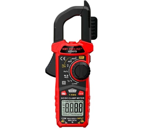 Токовые клещи цифровые КВТ KT 207D серия PROLINE 91920