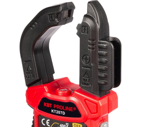 Токовые клещи цифровые КВТ KT 207D серия PROLINE 91920