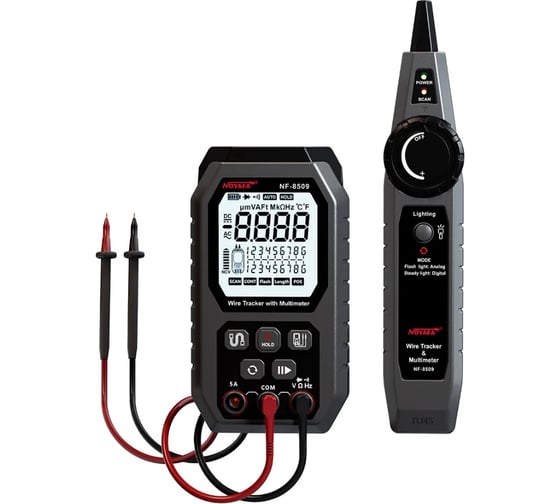 Кабельный тестер + Мультиметр Noyafa NF-8509 1