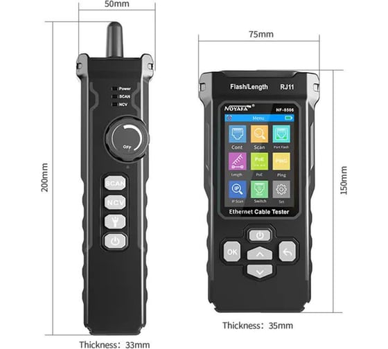 Кабель тестер/трассоискатель Noyafa NF-8506