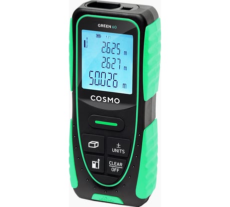 Лазерный дальномер ADA Cosmo 60 GREEN с функцией уклономера А00629