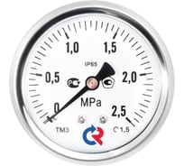 Виброустойчивый манометр РОСМА ТМ-520Т.00 (0-16кгс/см2) ДК100 М20х1.5, кл. точн. 1.0 D070-03835