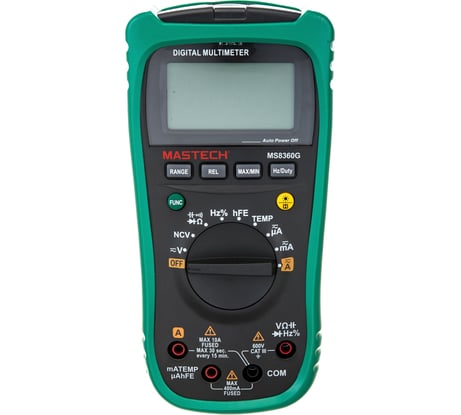 Цифровой автоматический мультиметр с датчиком бесконтактного обнаружения Mastech MS8360G AC 00-00000280