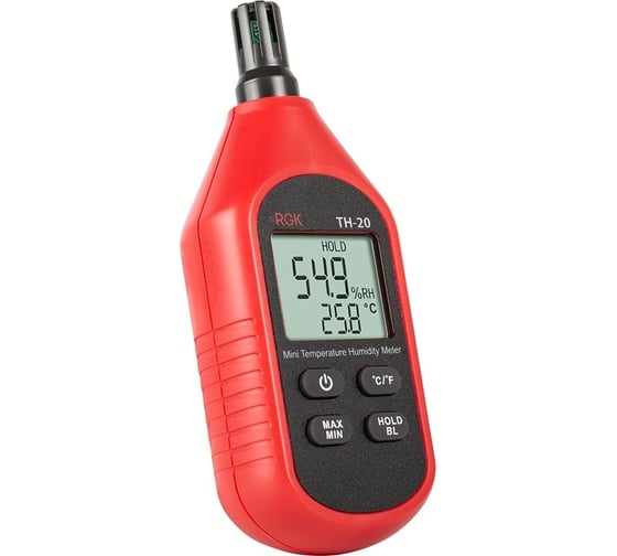 Термогигрометр RGK TH-20 с поверкой 778619