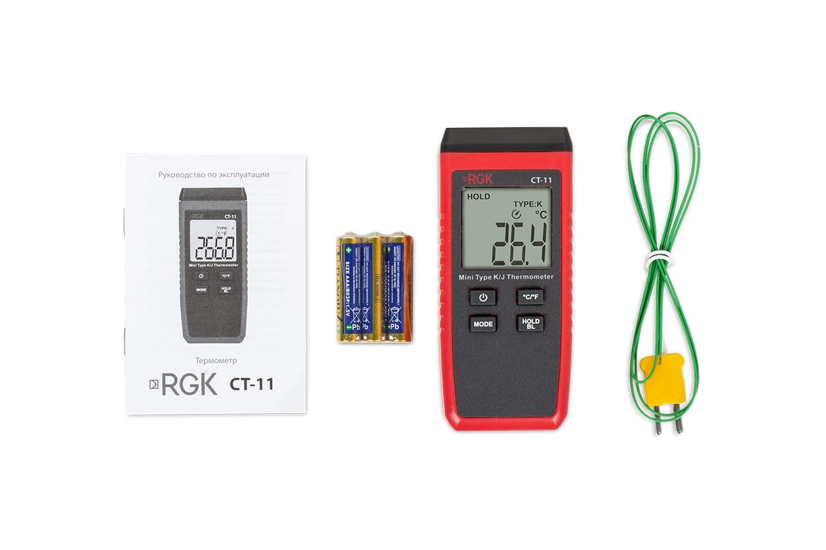 Контактный термометр RGK CT-11 с поверкой 778640 - выгодная цена ...
