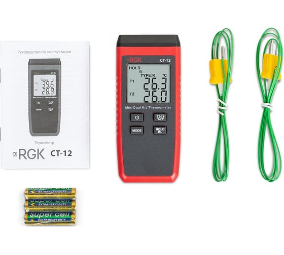 Контактный термометр RGK CT-12 с поверкой 778657