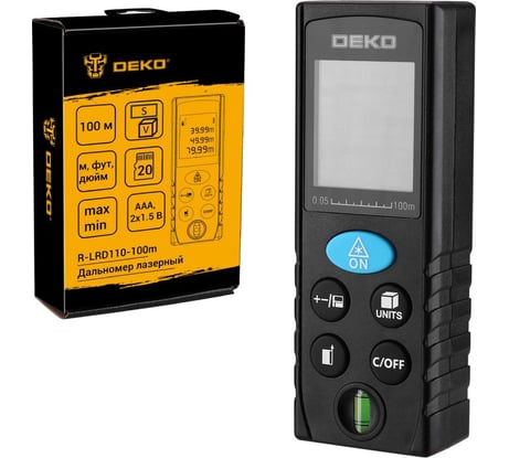 Лазерный дальномер DEKO R-LRD110-100m 083-3601