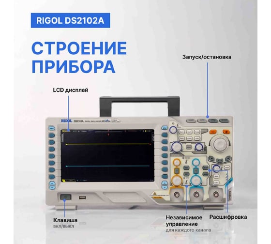 Осциллограф цифровой Rigol DS2102A