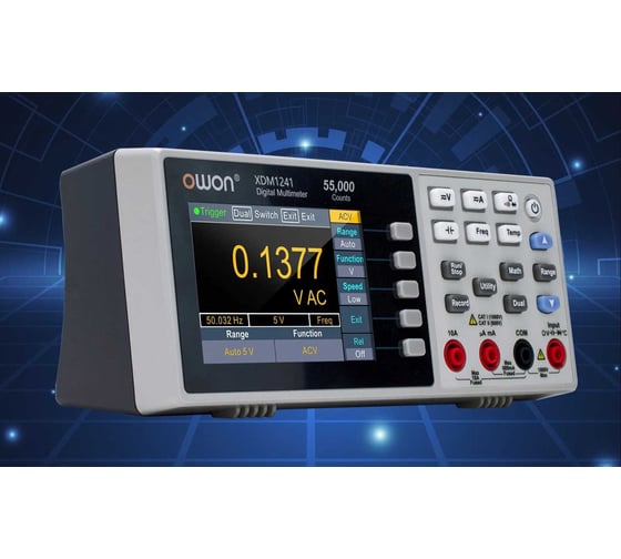 Настольный мультиметр OWON XDM1241 OW307