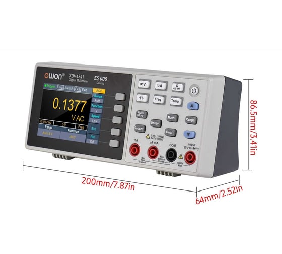 Настольный мультиметр OWON XDM1241 OW307