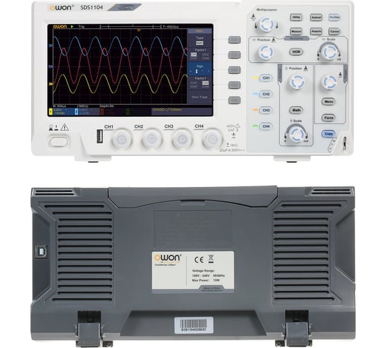 Настольный осциллограф OWON SDS1104 OW204
