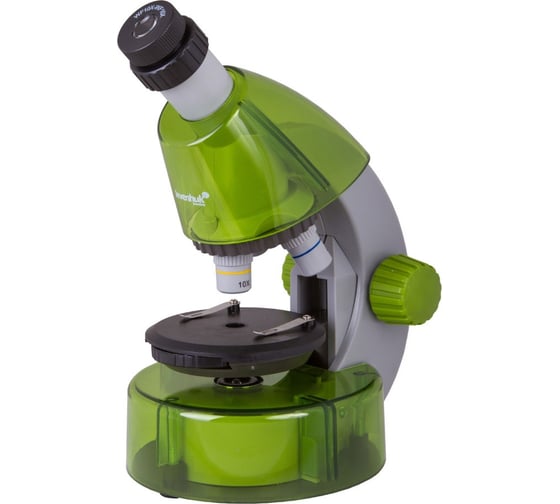 Набор Levenhuk LabZZ MV1 Lime: микроскоп и книга 73707