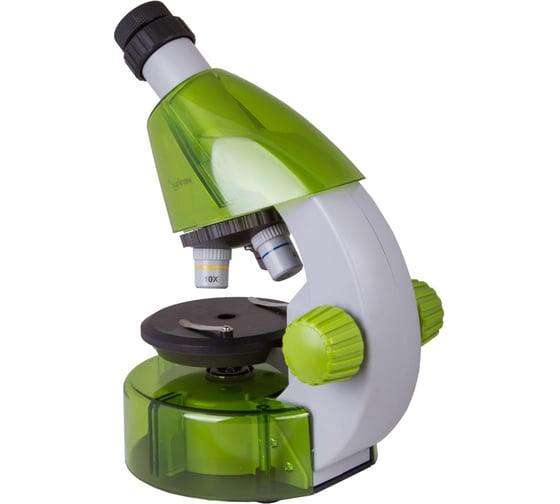 Набор Levenhuk LabZZ MV1 Lime: микроскоп и книга 73707