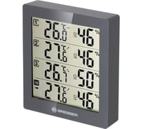 Метеостанция Bresser Temeo Hygro Quadro, серая 75692