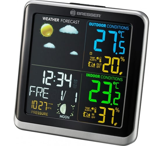Метеостанция Bresser ClimaTemp TB с цветным дисплеем 75706