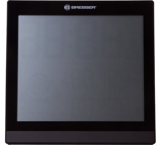 Метеостанция (настенные часы) Bresser TemeoTrend JC LCD с радиоуправлением, черная 73267