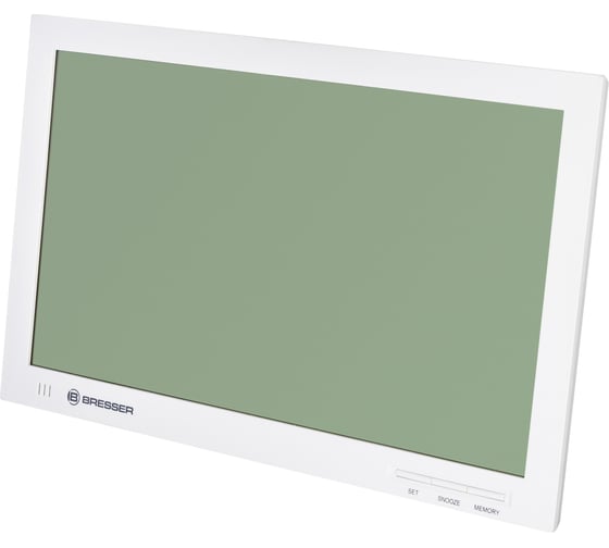 Метеостанция (настенные часы) Bresser MyTime Jumbo LCD, белая 74647