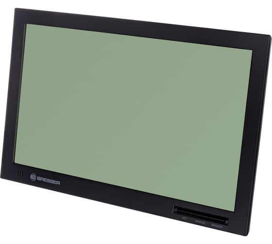 Метеостанция (настенные часы) Bresser MyTime Jumbo LCD, черная 74646
