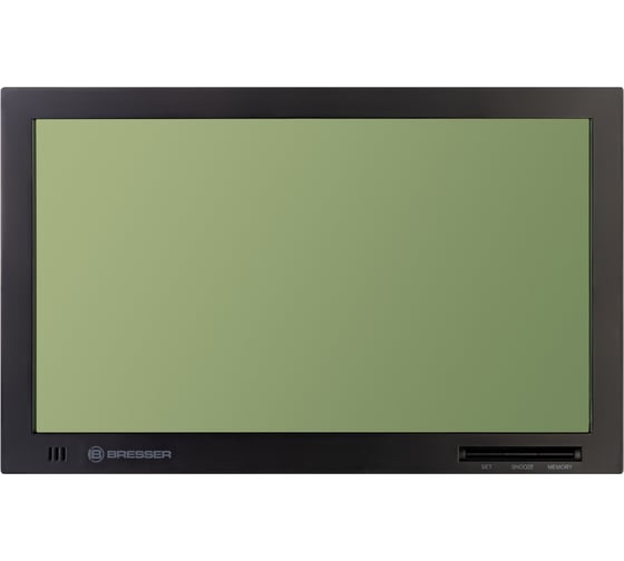 Метеостанция (настенные часы) Bresser MyTime Jumbo LCD, черная 74646