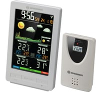 Метеостанция Bresser ClimaTemp WS с цветным дисплеем, белая 77563
