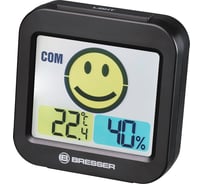 Метеостанция Bresser MyTime Smile, черная 74658
