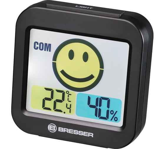 Метеостанция Bresser MyTime Smile, черная 74658