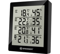 Метеостанция Bresser Temeo Hygro Quadro, черная 73257