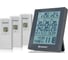 Метеостанция Bresser Temeo Hygro Quadro Prestige с тремя датчиками, серая 78586 1